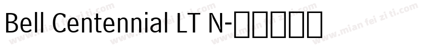 Bell Centennial LT N字体转换